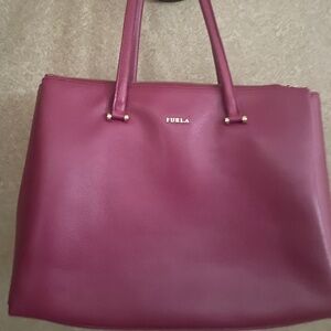 Furla leather tote